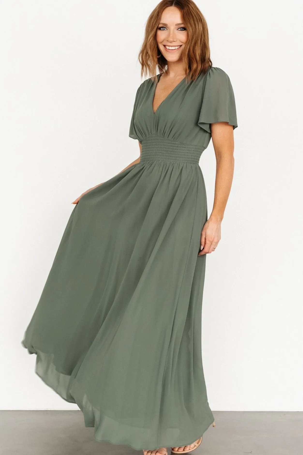 Online Baltic Born Birdie Maxi Dress | Dark Sage DarkSage