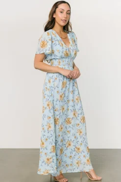 Fashion Baltic Born Birdie Maxi Dress | Light Blue Floral LightBlueFloral