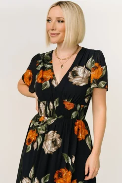 Sale Baltic Born Birdie Maxi Dress | Midnight Navy Floral MidnightNavyFloral