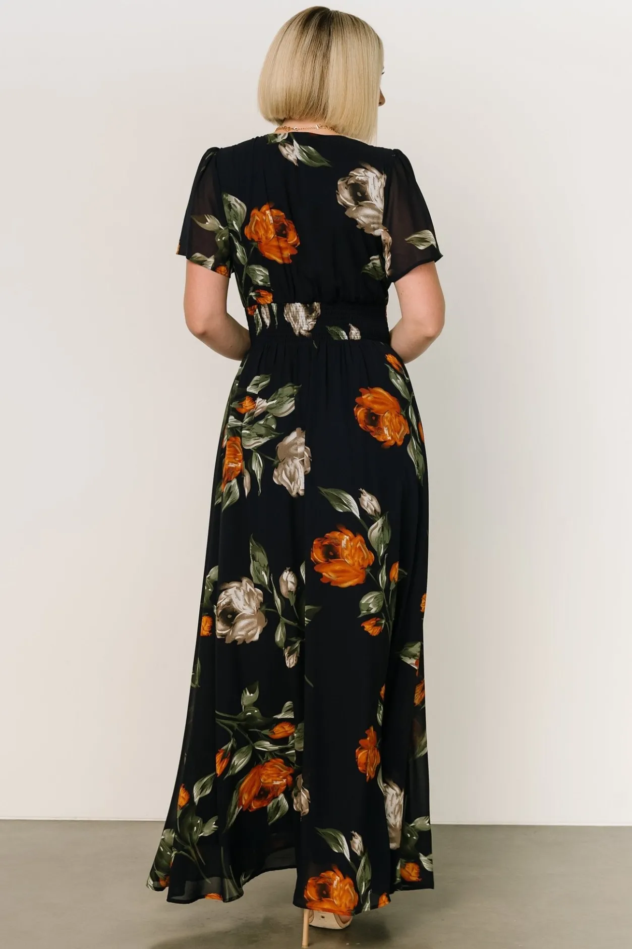 Sale Baltic Born Birdie Maxi Dress | Midnight Navy Floral MidnightNavyFloral