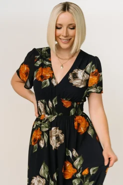 Sale Baltic Born Birdie Maxi Dress | Midnight Navy Floral MidnightNavyFloral