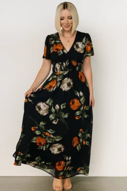 Sale Baltic Born Birdie Maxi Dress | Midnight Navy Floral MidnightNavyFloral