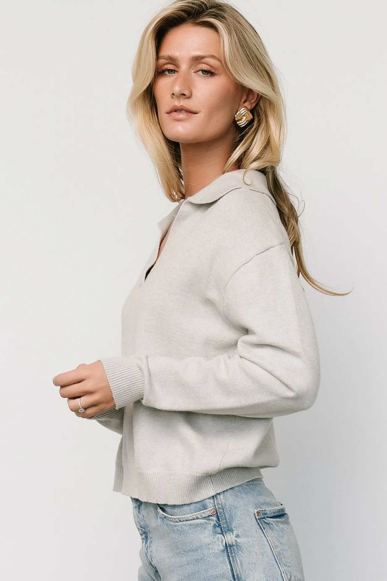 Hot Baltic Born Bodhi Sweater | Light Gray LightGray