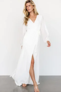 Best Baltic Born Breanne Faux Wrap Maxi Dress | Off White OffWhite