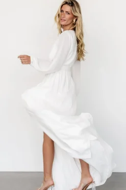Best Baltic Born Breanne Faux Wrap Maxi Dress | Off White OffWhite