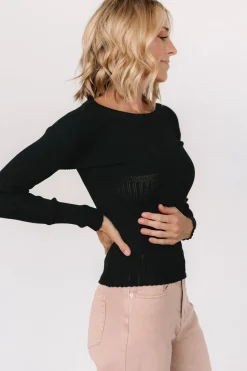 Fashion Baltic Born Bren Sweater Top | Black