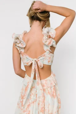 Hot Baltic Born Brigitta Maxi Dress | Mint Floral MintFloral