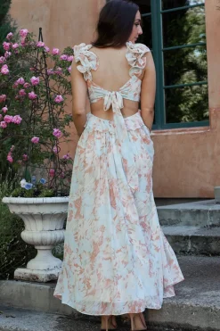 Hot Baltic Born Brigitta Maxi Dress | Mint Floral MintFloral