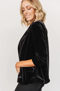 Hot Baltic Born Brinton Velvet Blazer | Black