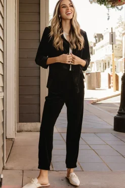 Hot Baltic Born Brinton Velvet Blazer | Black