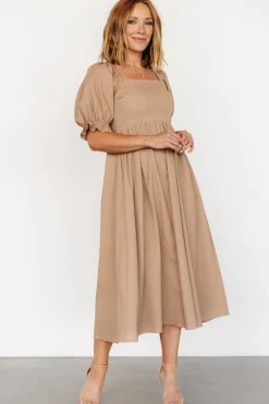 Discount Baltic Born Britton Midi Dress | Tan