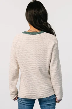 Hot Baltic Born Brixton Weave Sweater | Oatmeal