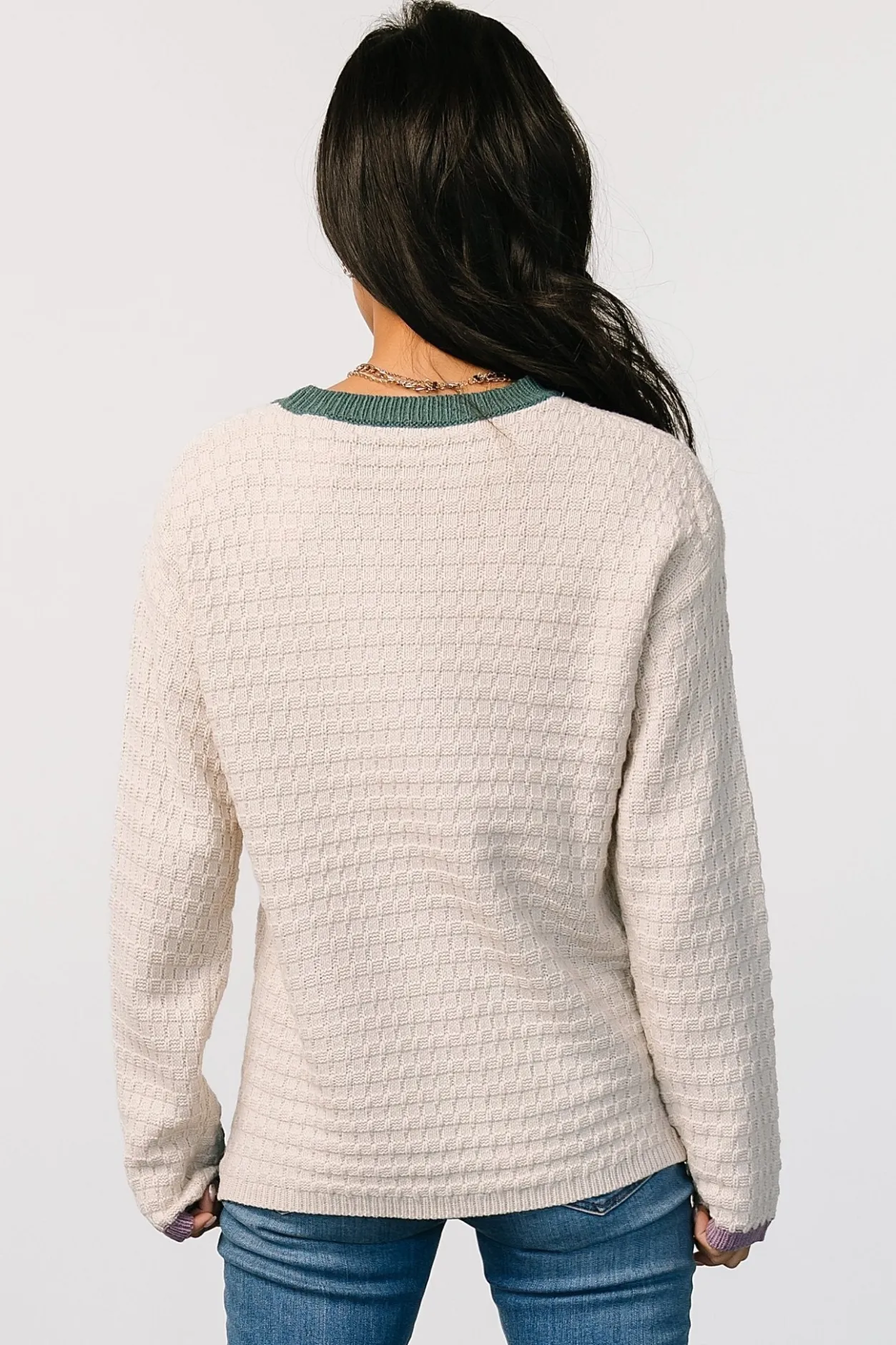 Hot Baltic Born Brixton Weave Sweater | Oatmeal