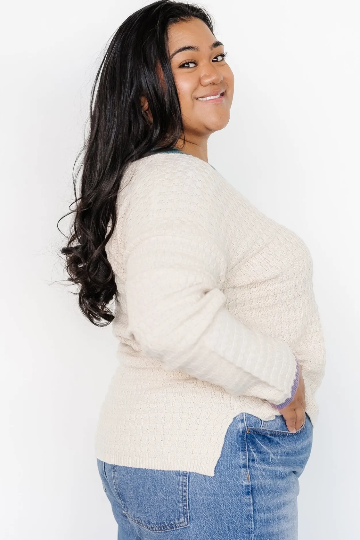 Hot Baltic Born Brixton Weave Sweater | Oatmeal