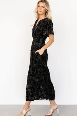 Discount Baltic Born Bronwyn Velvet Dress | Black