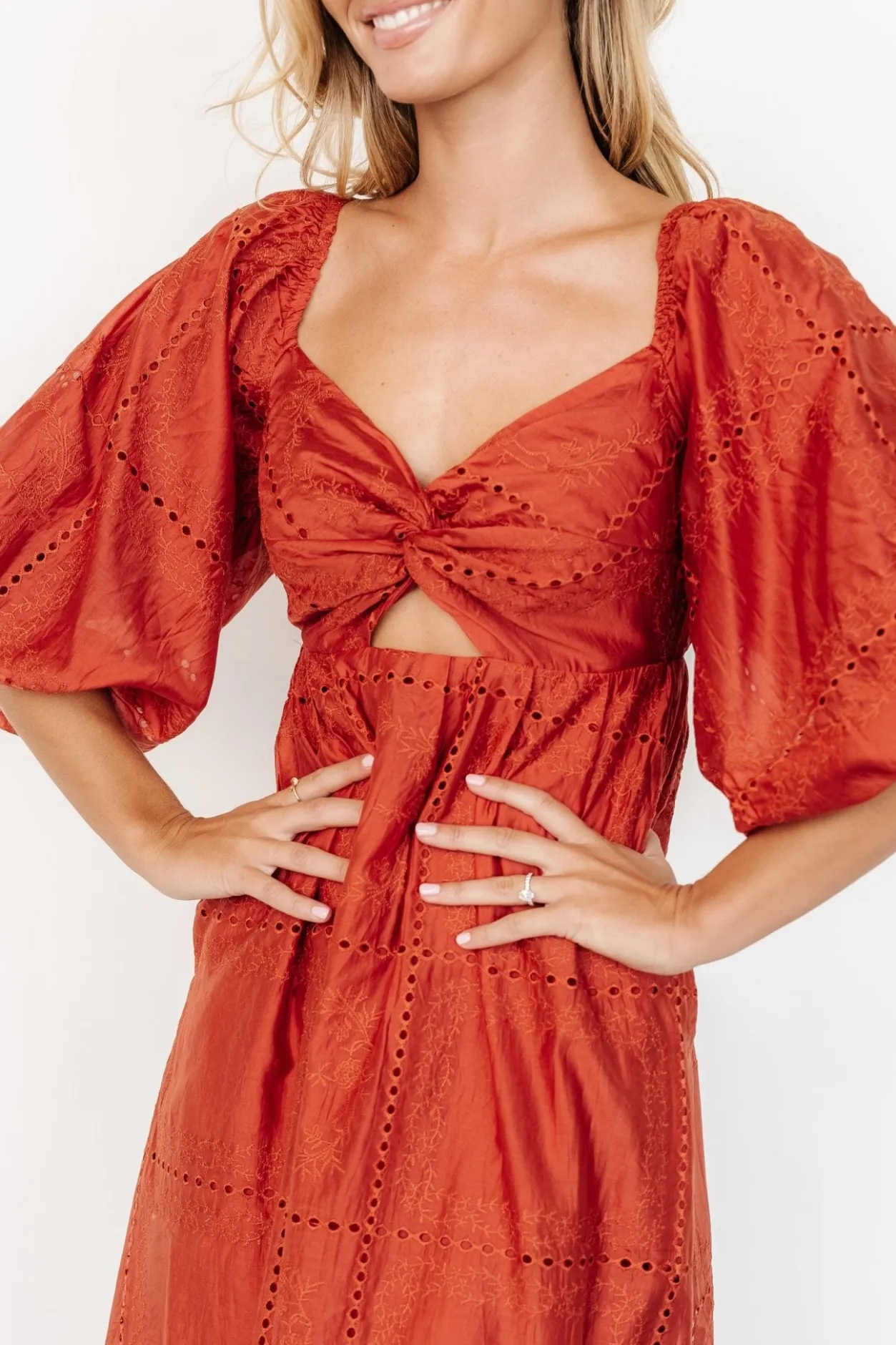 Sale Baltic Born Brynn Midi Dress | Rust