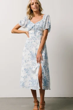 New Baltic Born Cadence Midi Dress | Blue Floral BlueFloral