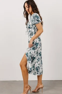 Clearance Baltic Born Cadence Midi Dress | Jade Floral JadeFloral