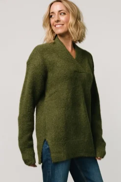 Sale Baltic Born Calgary Oversized Sweater | Olive