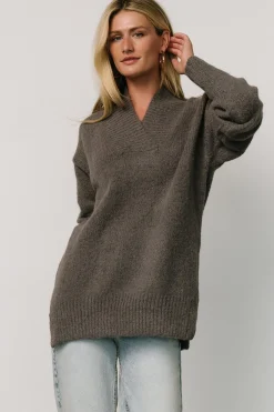 Best Baltic Born Calgary Oversized Sweater | Charcoal