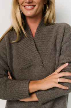 Best Baltic Born Calgary Oversized Sweater | Charcoal