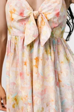 Discount Baltic Born Camellia Mini Dress | Pastel Multi PastelMulti