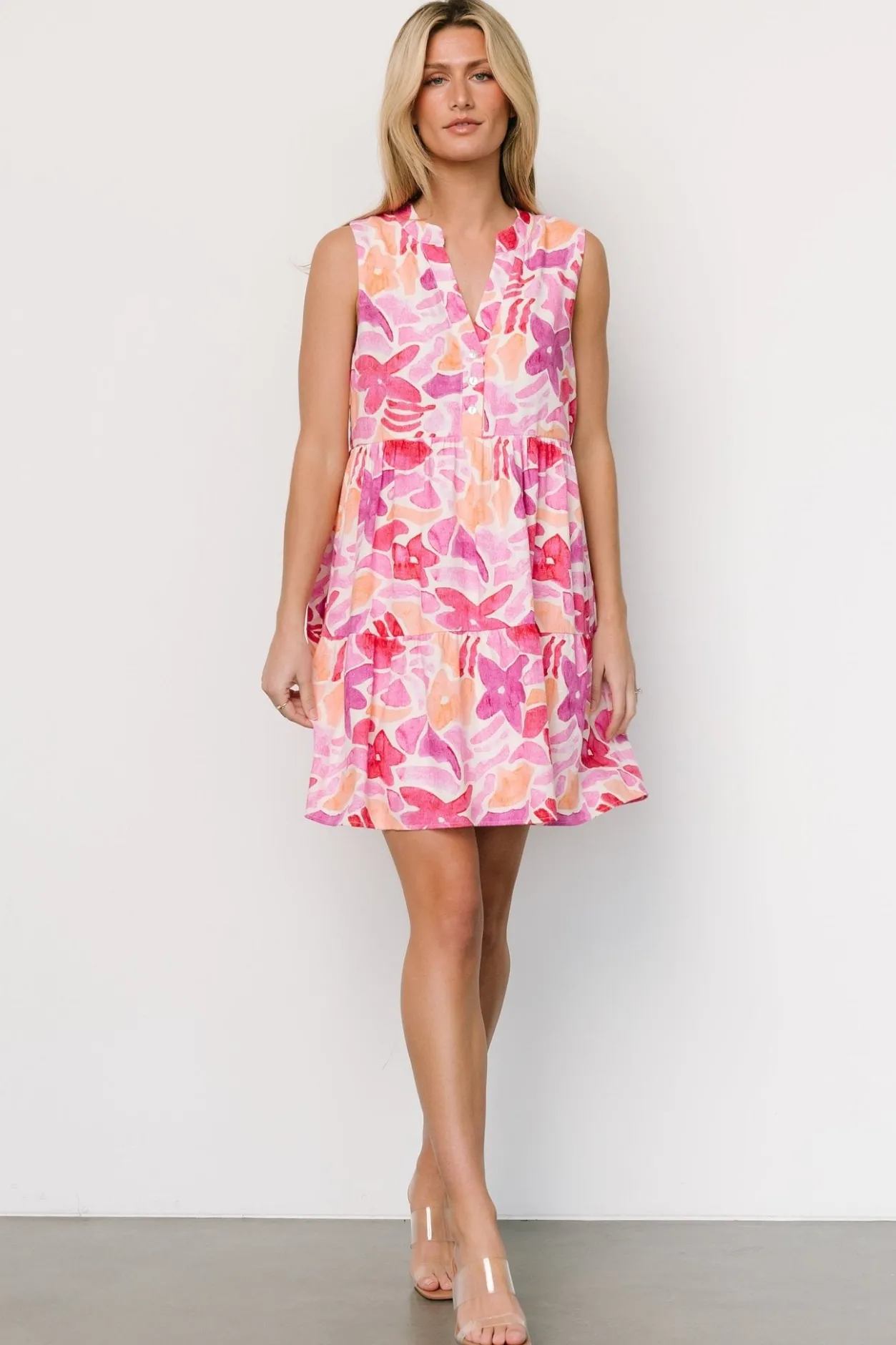 Fashion Baltic Born Cami Short Dress | Pink Multi PinkMulti
