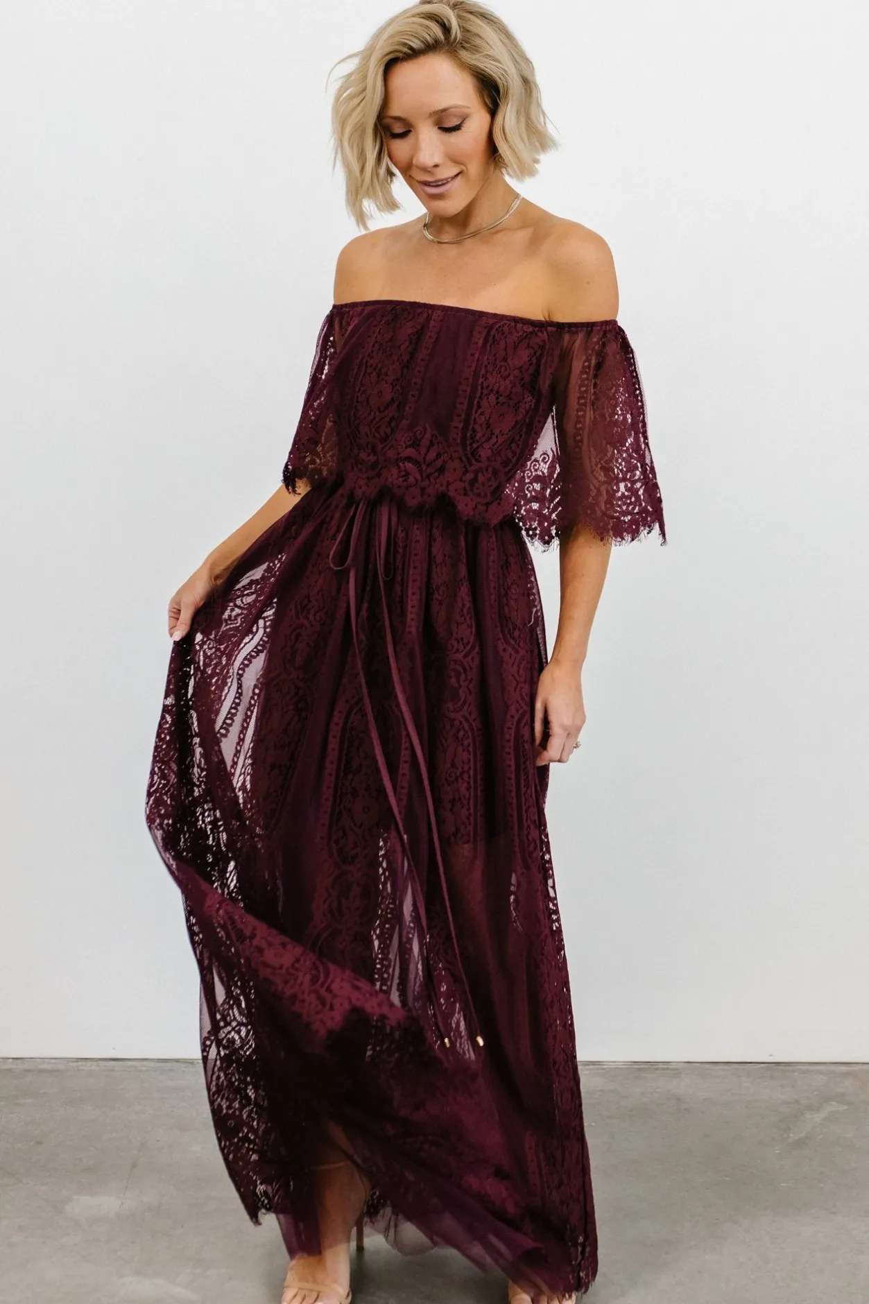 Outlet Baltic Born Caroline Lace Maxi Dress | Mulberry