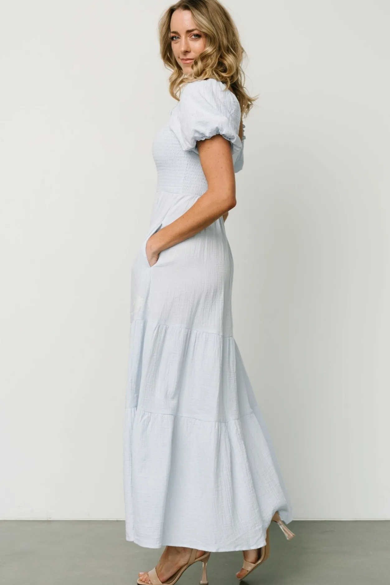 Online Baltic Born Carrington Maxi Dress | Light Blue LightBlue