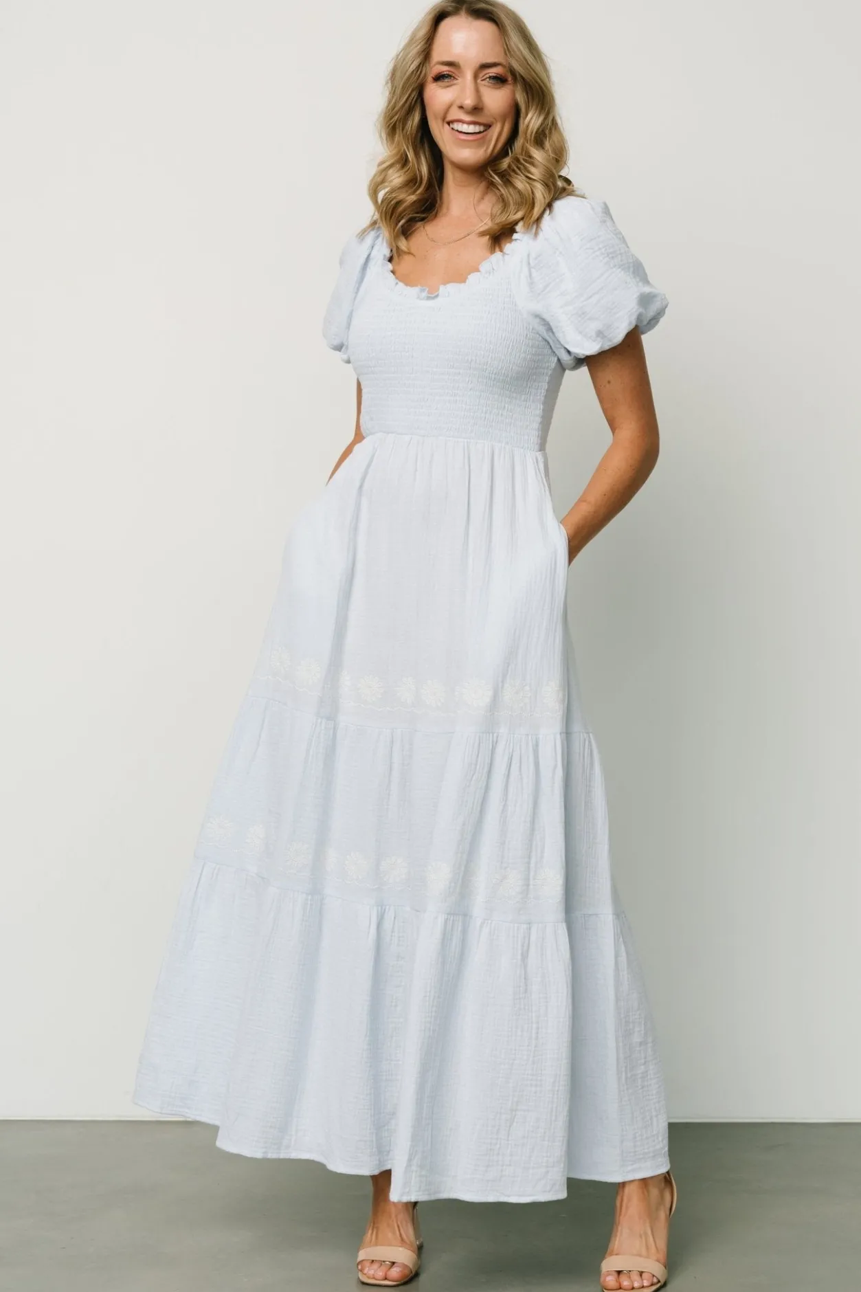 Online Baltic Born Carrington Maxi Dress | Light Blue LightBlue