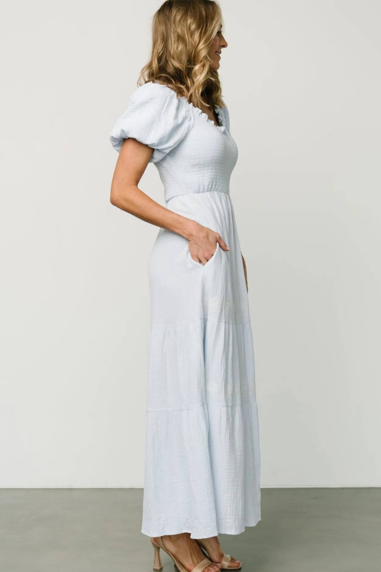 Online Baltic Born Carrington Maxi Dress | Light Blue LightBlue