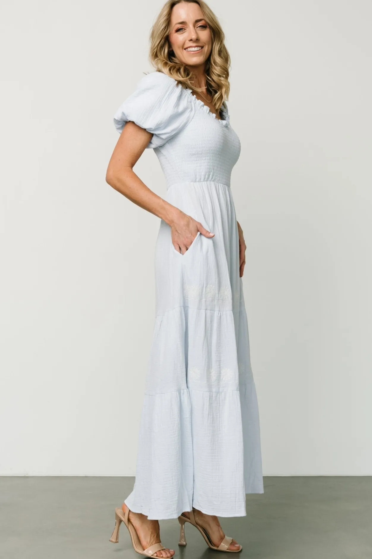 Online Baltic Born Carrington Maxi Dress | Light Blue LightBlue