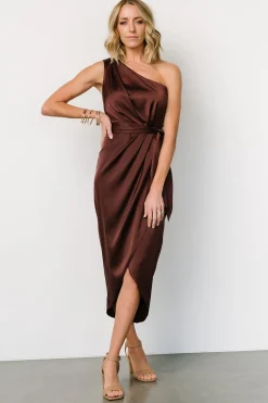 Best Baltic Born Celia One Shoulder Midi Dress | Clove