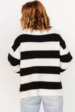 Fashion Baltic Born Cervinia Knit Sweater | Cream + Black Cream+Black
