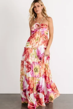 Online Baltic Born Charmaine Maxi Dress | Pink + Red Floral Pink+RedFloral
