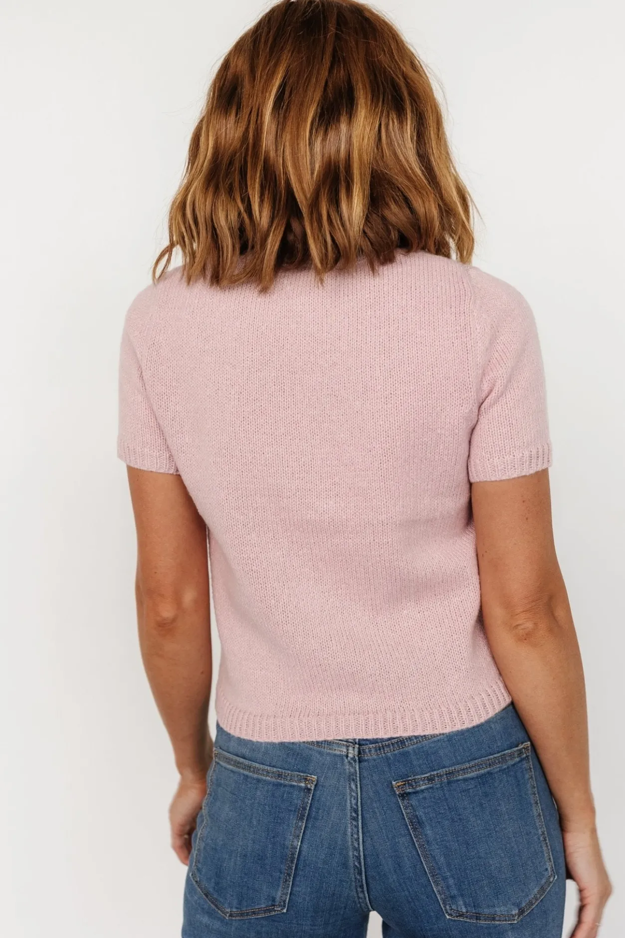 Fashion Baltic Born Chloe Bow Sweater | Blush