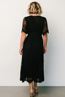 Best Baltic Born Clarisa Lace Midi Dress | Black