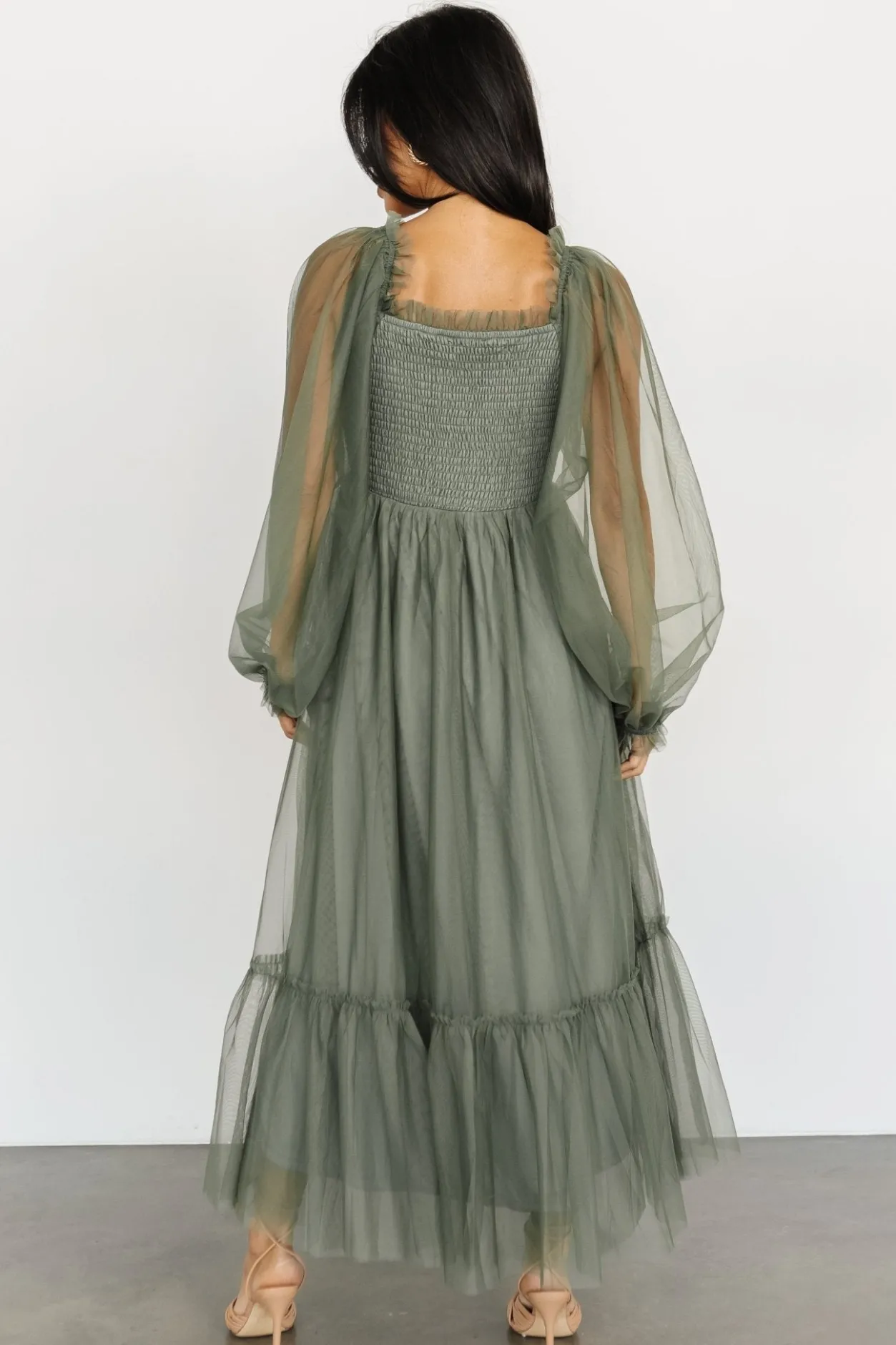 Discount Baltic Born Cleobelle Maxi Dress | Dusty Olive DustyOlive