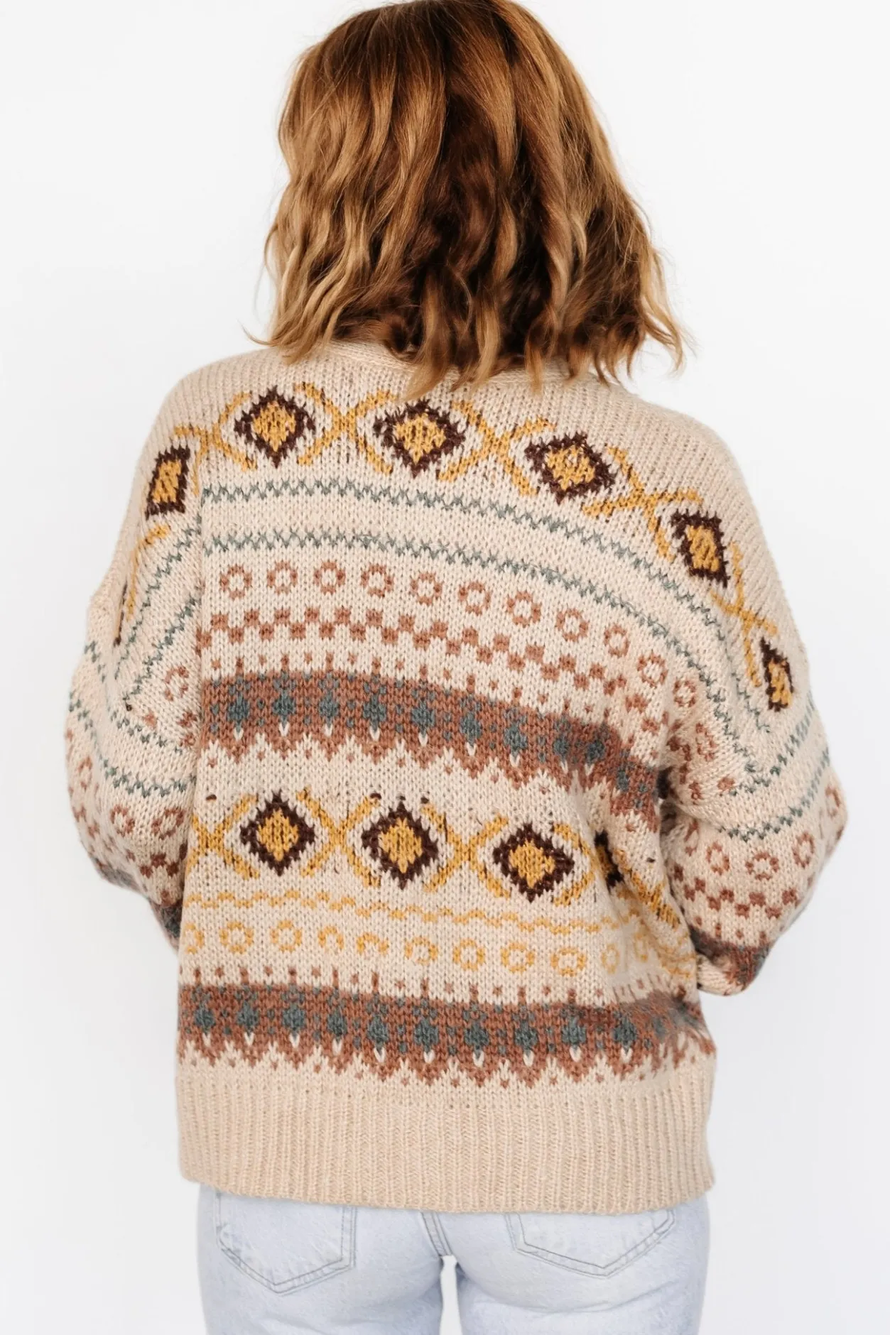 Hot Baltic Born Cody Knit Cardigan | Taupe Multi TaupeMulti