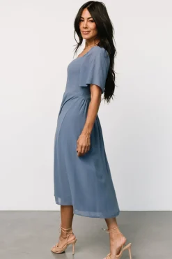Best Baltic Born Colette Sweetheart Midi Dress | Whisper Blue WhisperBlue