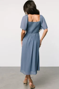 Best Baltic Born Colette Sweetheart Midi Dress | Whisper Blue WhisperBlue
