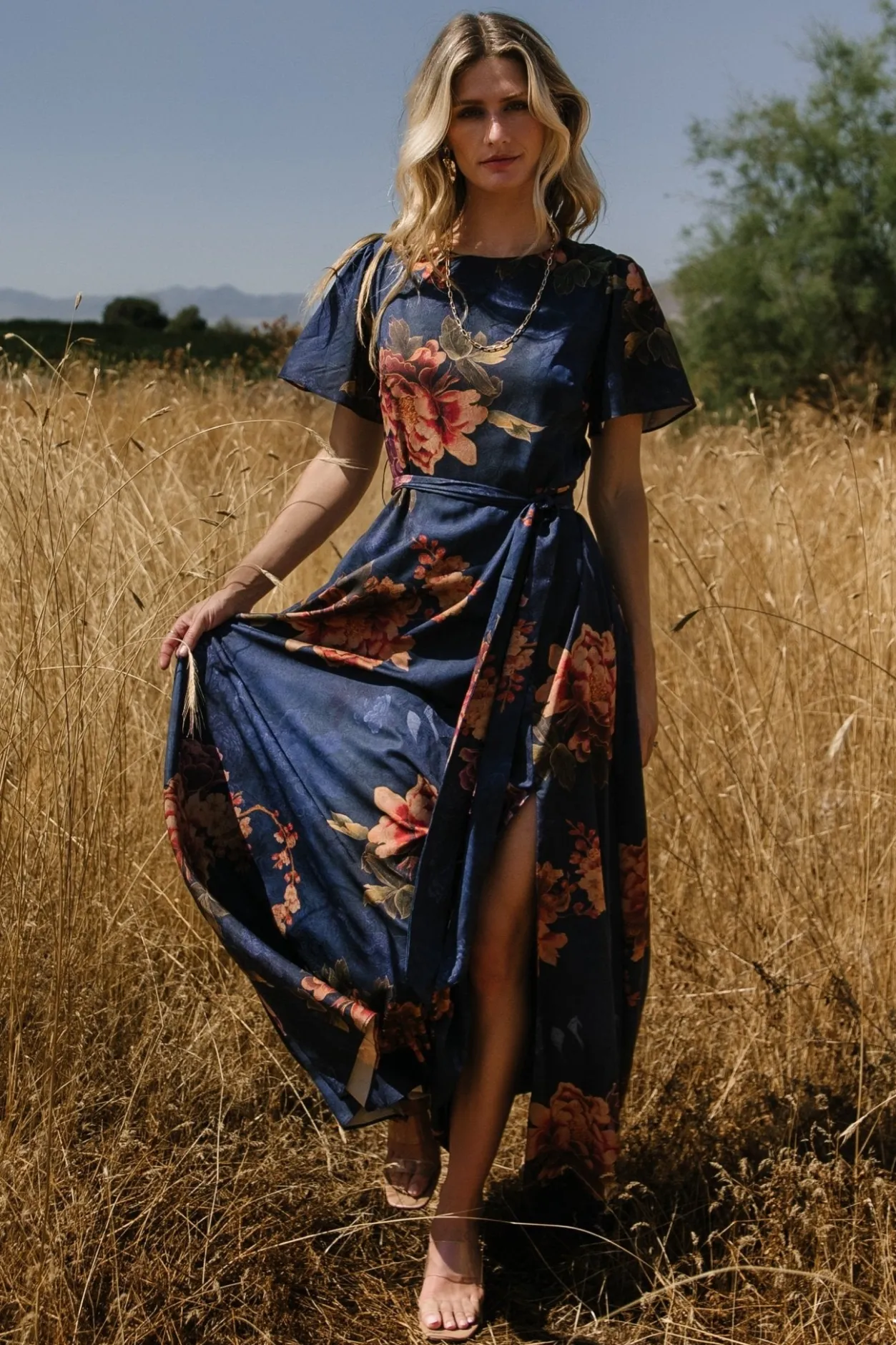 Best Baltic Born Colina Maxi Dress | Navy Floral NavyFloral