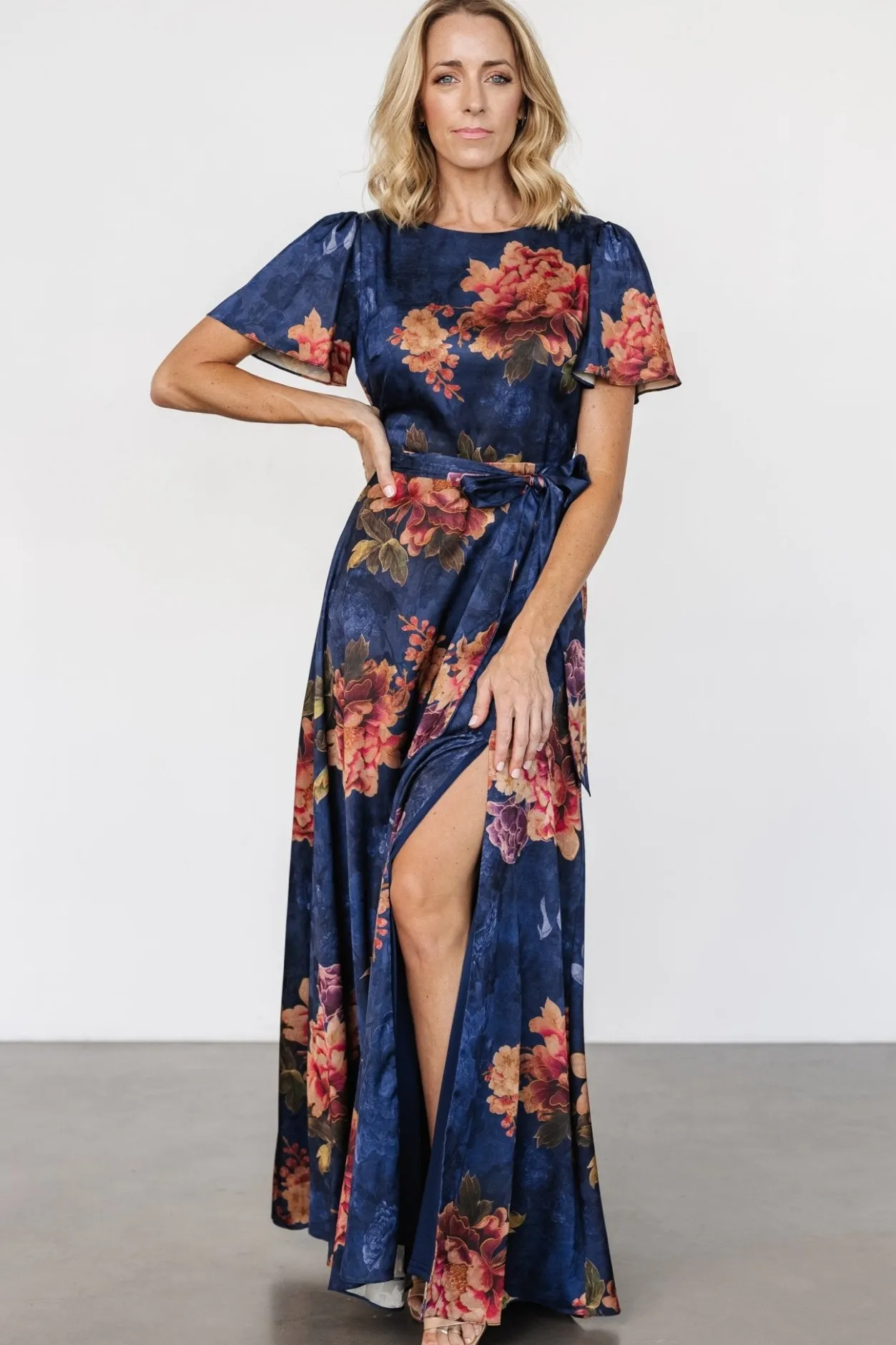 Best Baltic Born Colina Maxi Dress | Navy Floral NavyFloral