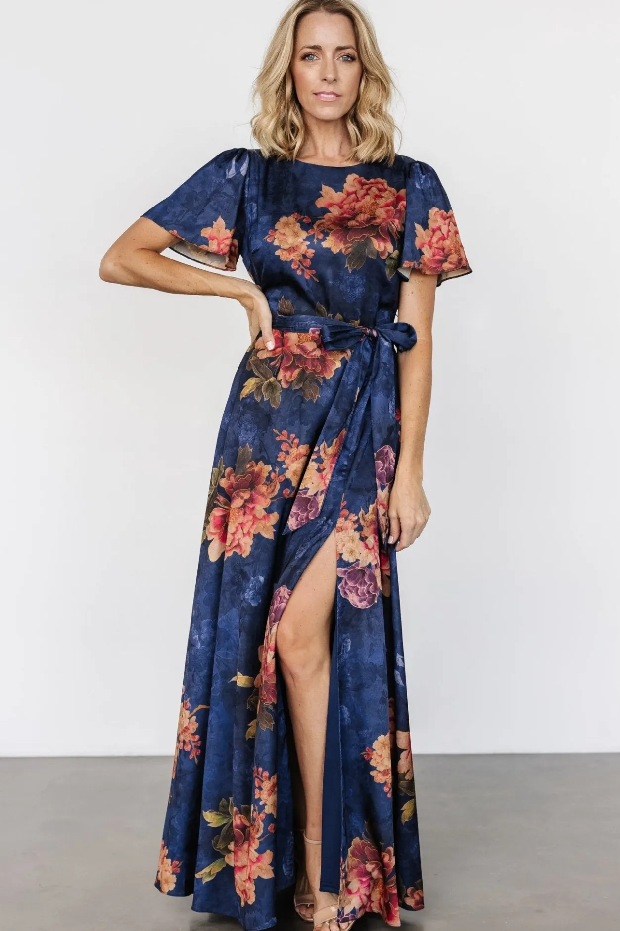 Best Baltic Born Colina Maxi Dress | Navy Floral NavyFloral