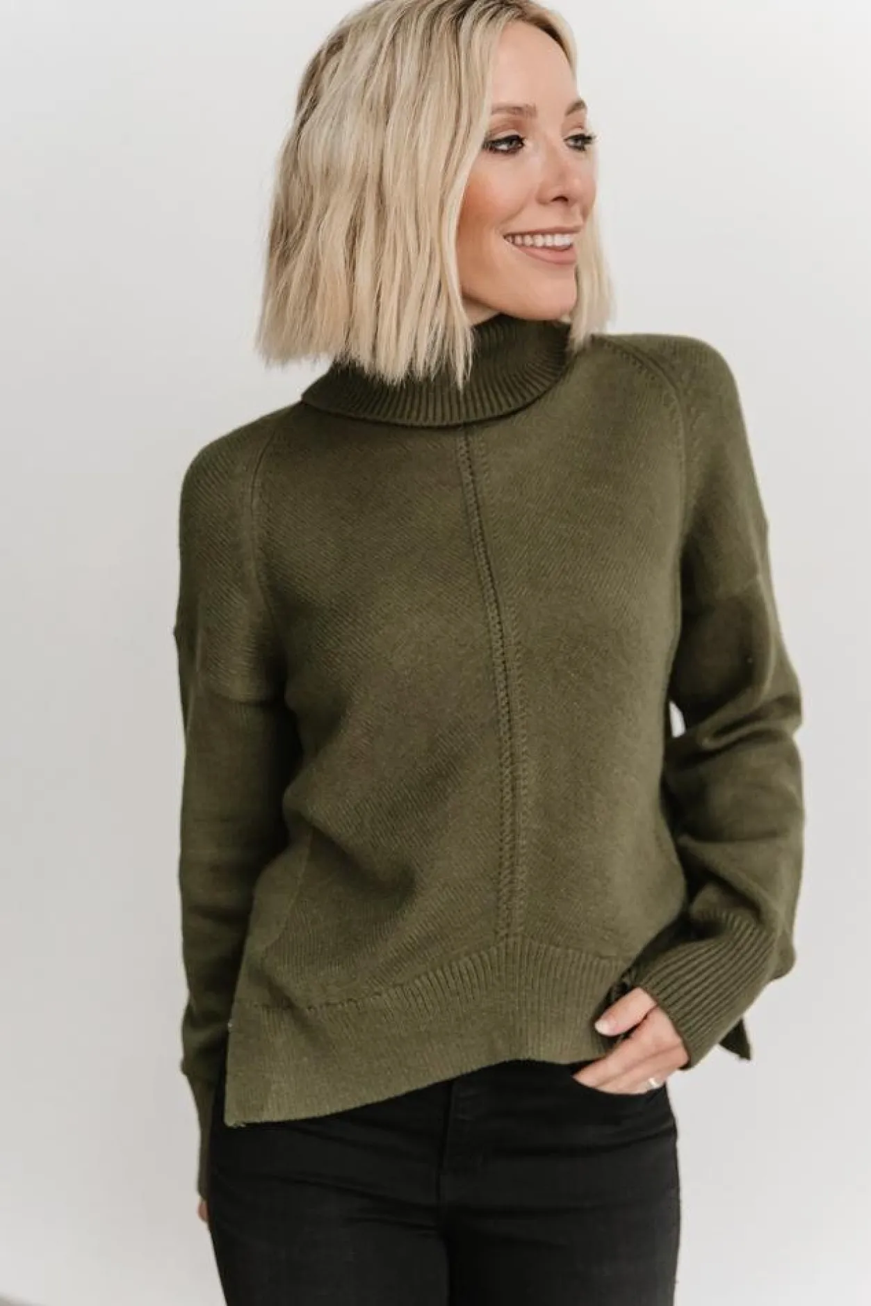 Fashion Baltic Born Collins Knit Sweater | Olive
