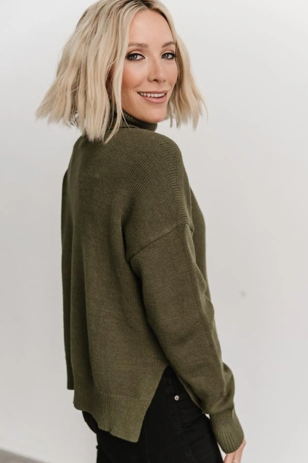 Fashion Baltic Born Collins Knit Sweater | Olive