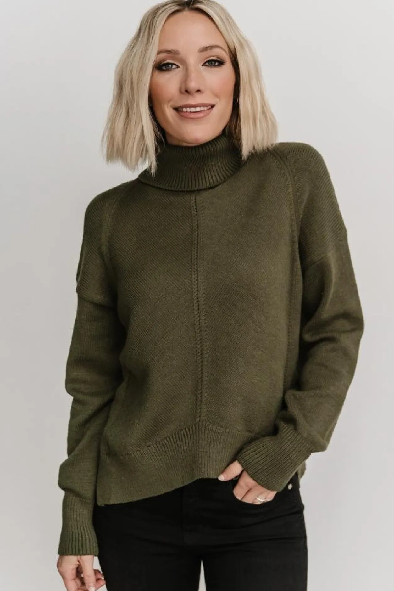 Fashion Baltic Born Collins Knit Sweater | Olive
