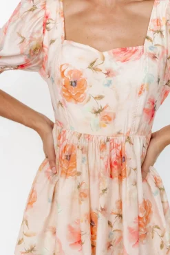 Outlet Baltic Born Cozette Tiered Maxi Dress | Blush Floral BlushFloral
