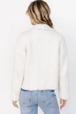 Outlet Baltic Born Crest Sherpa Jacket | Off White OffWhite