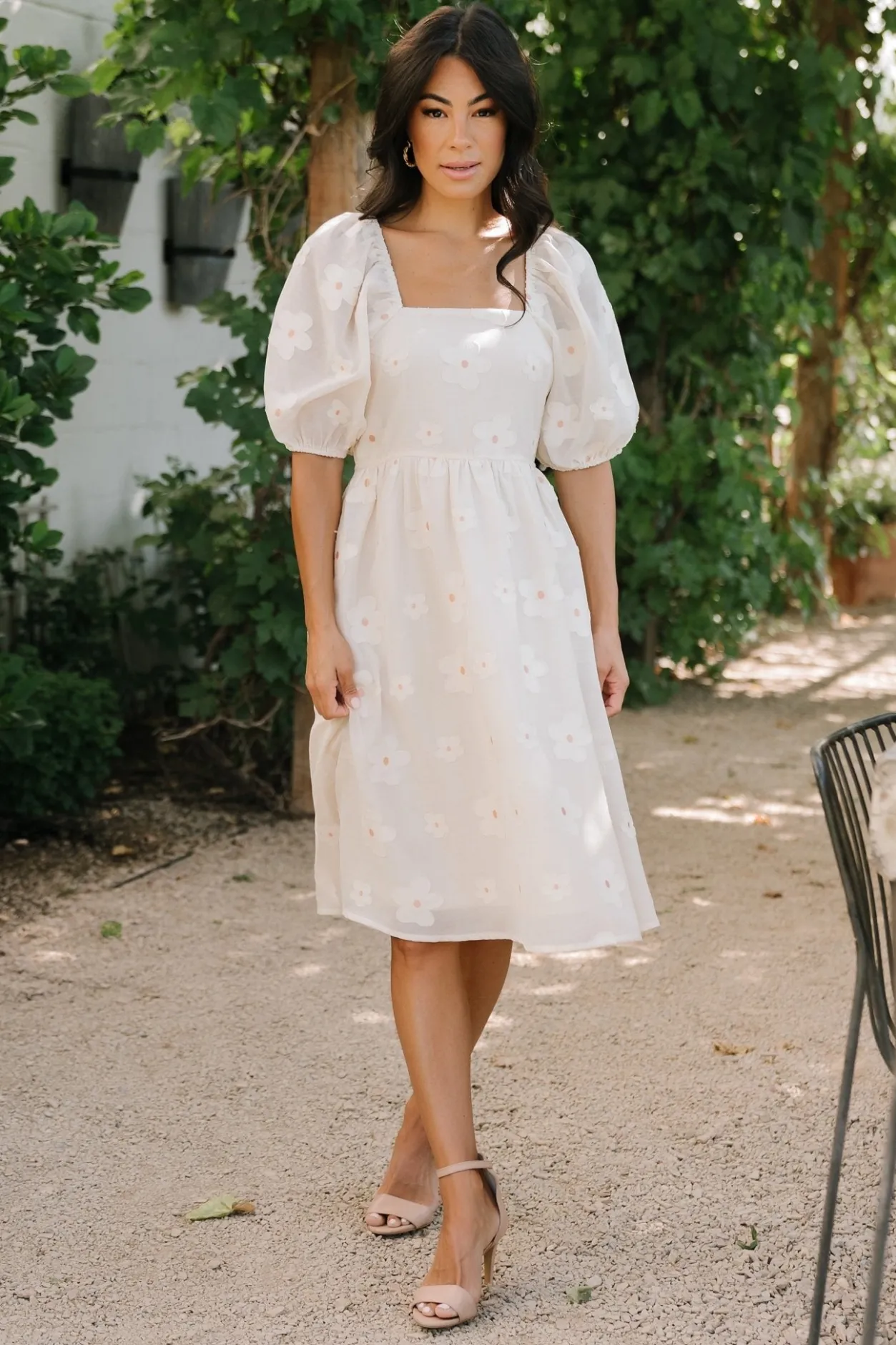 Discount Baltic Born Daisy Short Dress | Vintage Cream Floral VintageCreamFloral